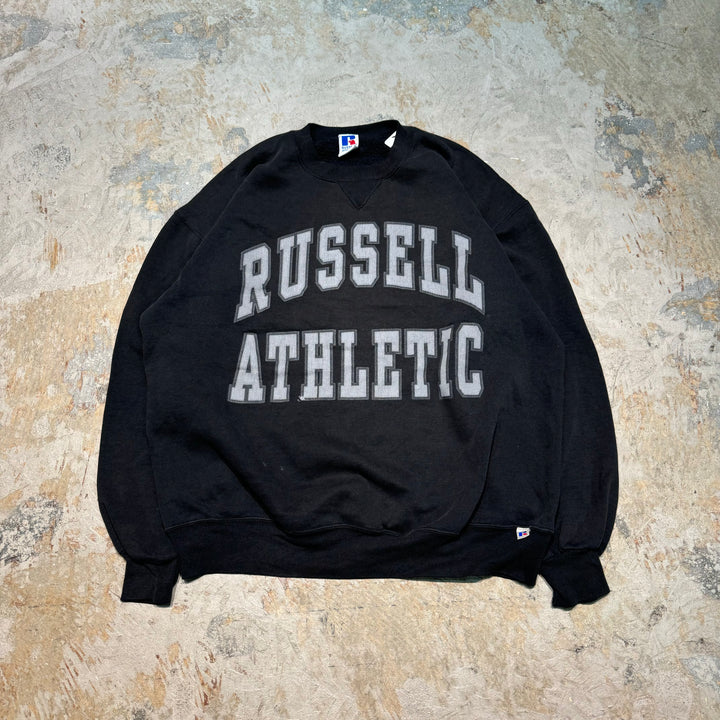 古着 90's USA製 RUSSELL / ラッセル/クルーネックスウェット /サイズXL