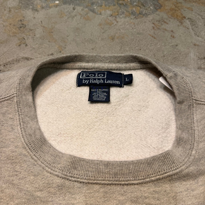 古着 90's~ POLO by Ralphlauren/ ポロバイラルフローレン/ クルーネックスウェット/ サイズL