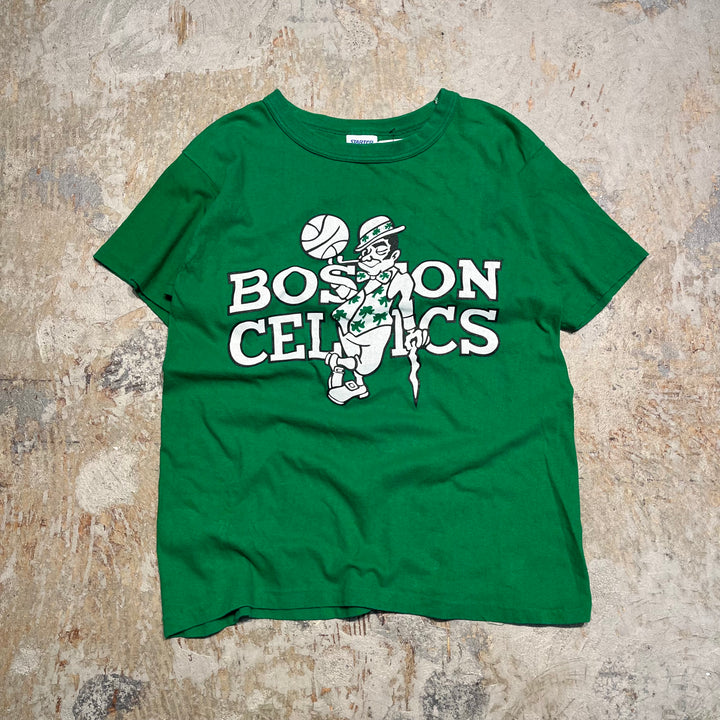 #4716 古着 80's スターター製/BOSTON CELTICS/ボストン･セルティックス/ヴィンテージ シングルステッチ Tシャツ/USA製/サイズM