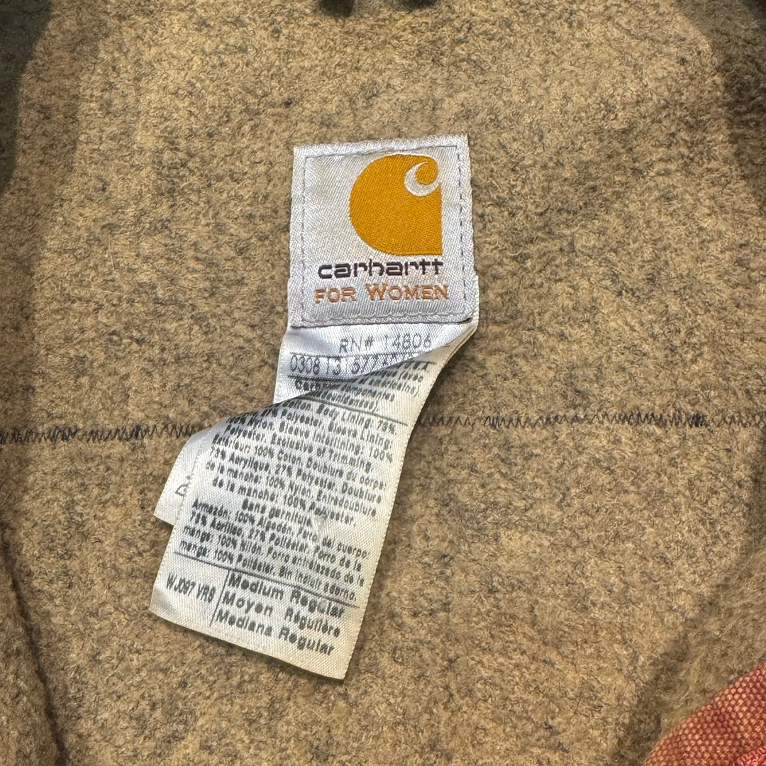 古着 carhartt/カーハート/デトロイトジャケット/ ダック地/ 裏地ブランケット/WOMEN/サイズM