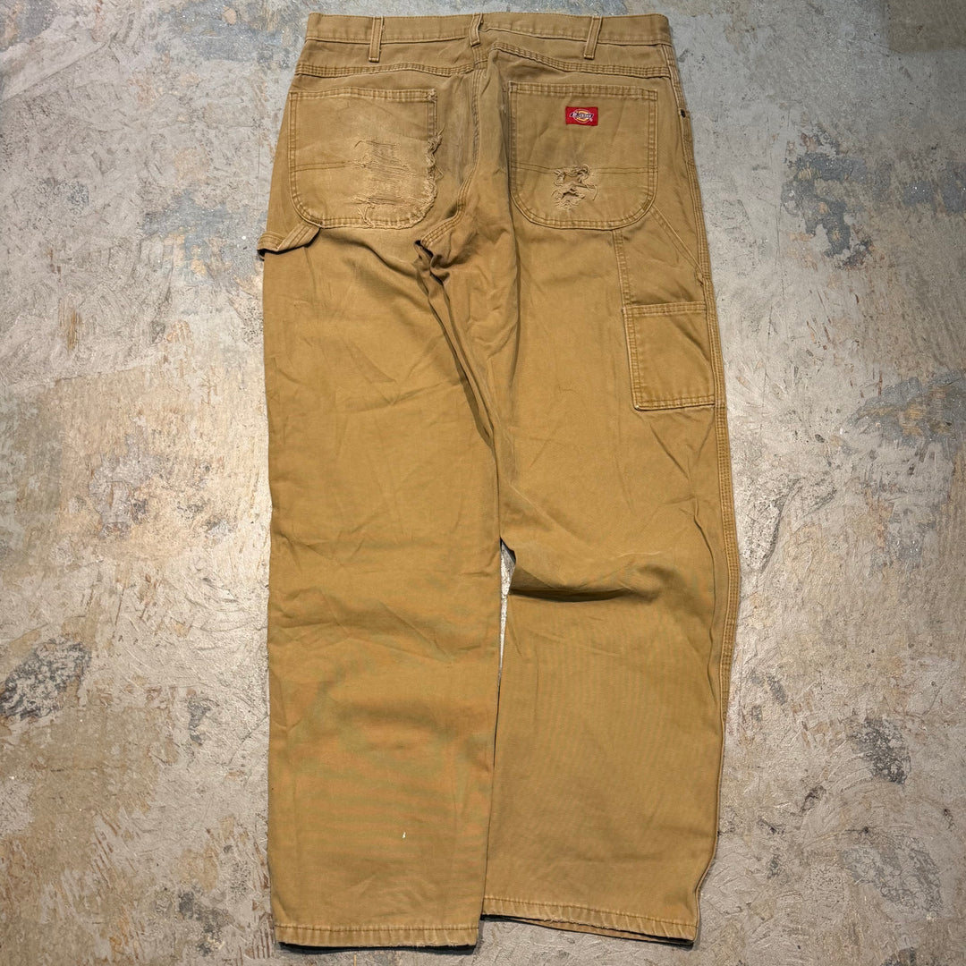 古着 Dickies/ディッキーズ/ダック地ペインターパンツ/実寸サイズ34×31