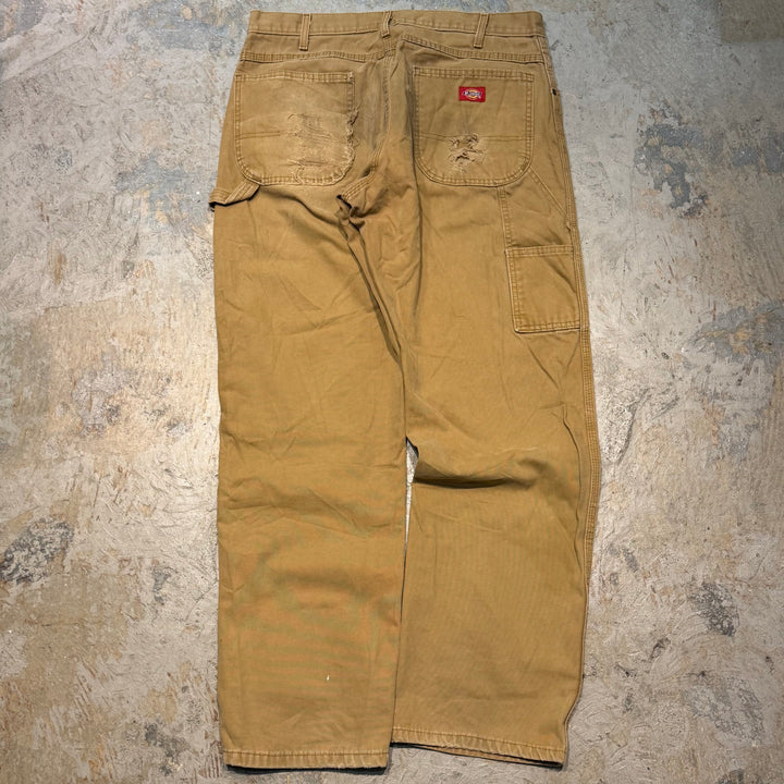古着 Dickies/ディッキーズ/ダック地ペインターパンツ/実寸サイズ34×31