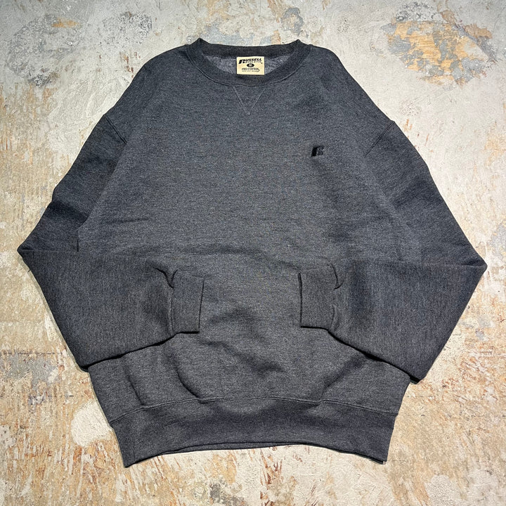 #3530 古着/Russell/ラッセル/Crewneck sweat/クルーネックスウェット/ブランクスウェット/無地/サイズM