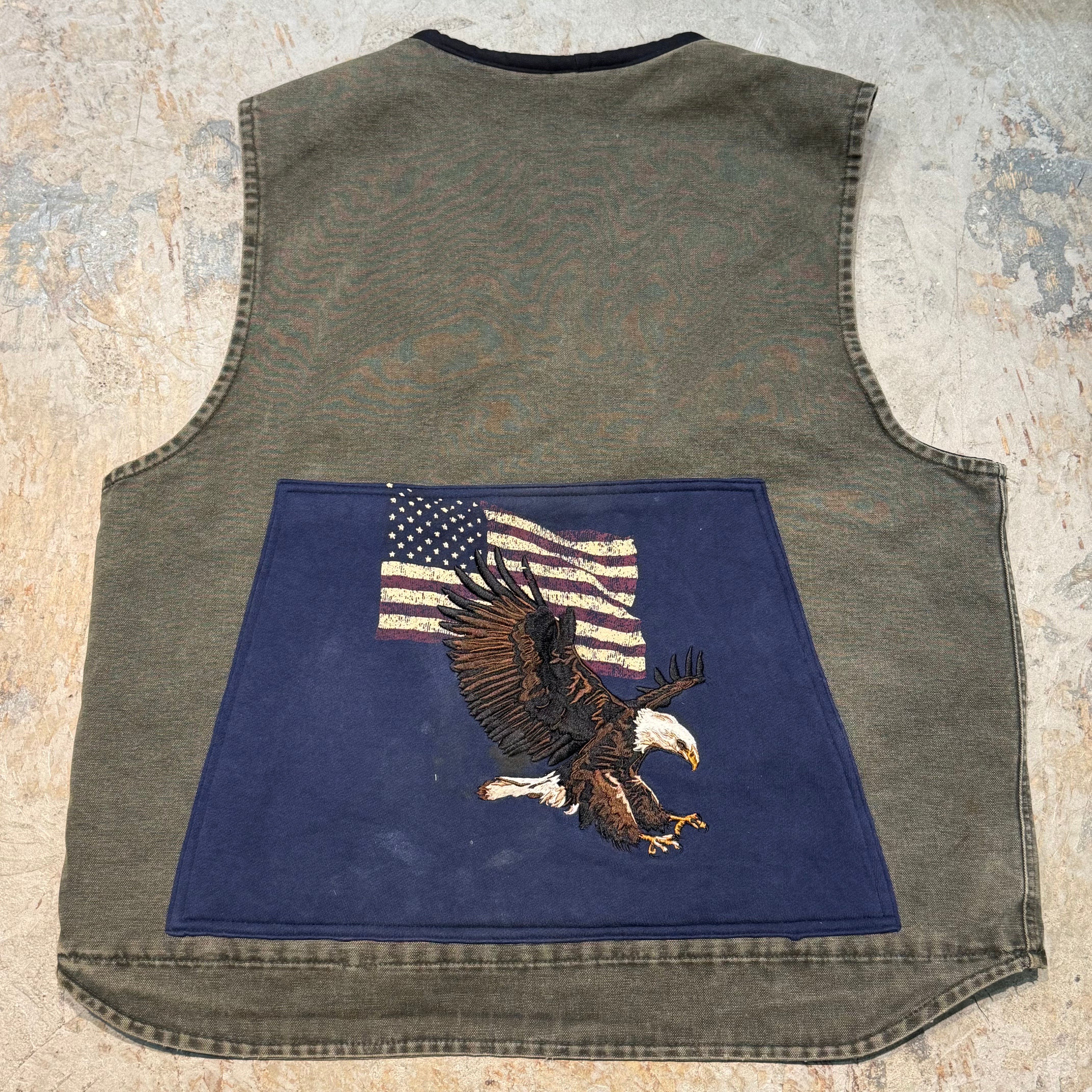 古着 Carhartt/ カーハート/ ダックベスト/ ダック地/ 裏地