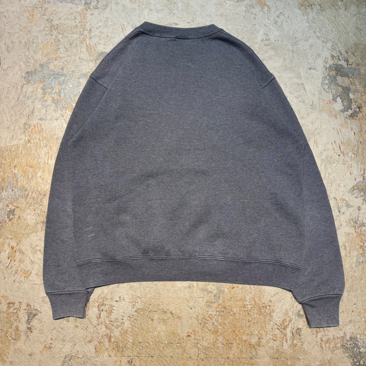 古着 USA製 90's~RUSSELLATHLETIC/ ラッセル アスレチック/ クルーネックブランクスウェット/ 無地/ Vガゼット/ サイズL