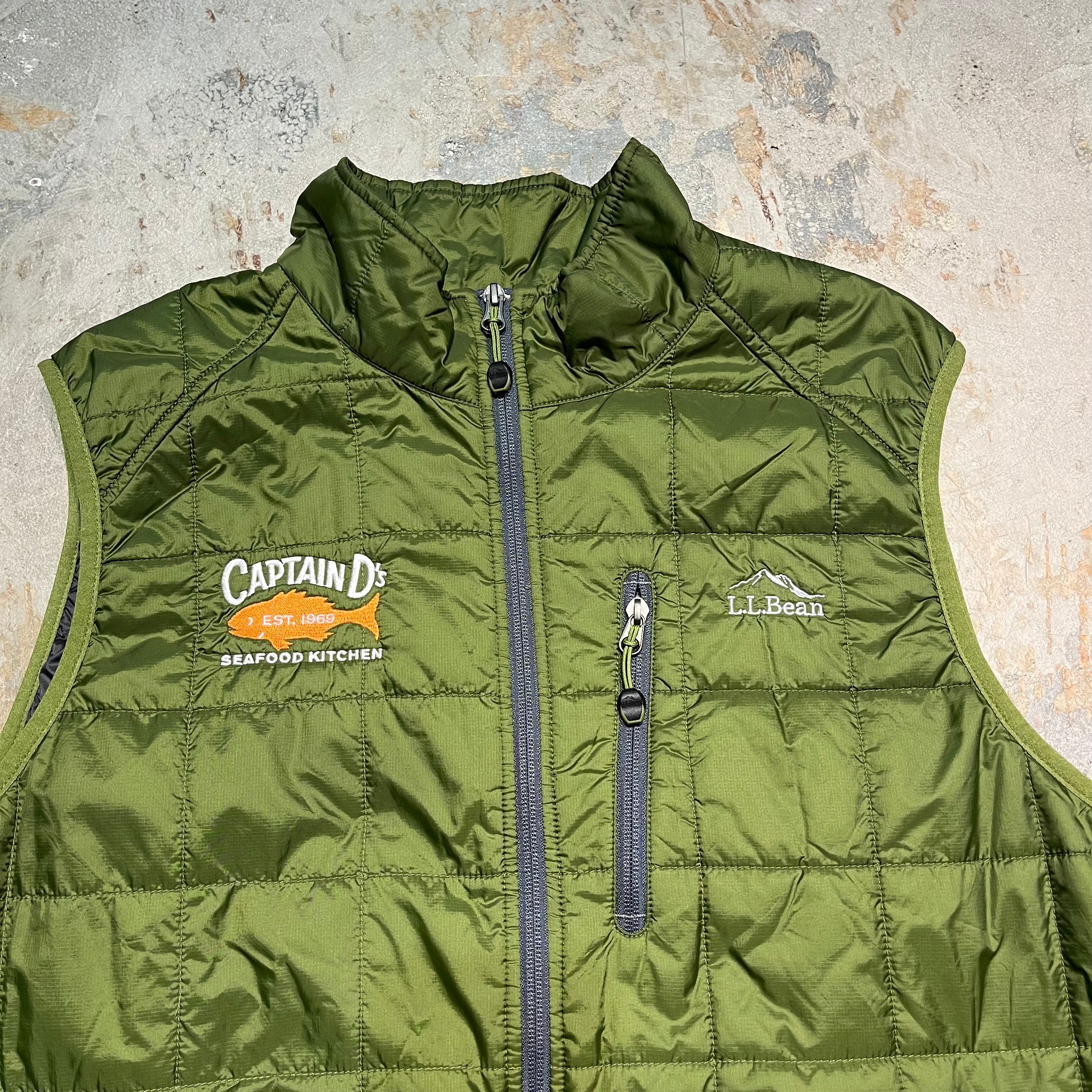 3217 古着 L.L.Bean/エルエルビーン/Nylon Vest/ナイロンベスト/サイズ