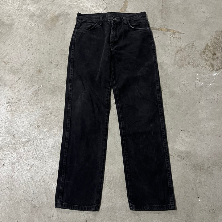 #4202 古着 RUSTLER/ラスラー/Black Denim Pants/ブラックデニムパンツ/ストレートパンツ/サイズ32×32