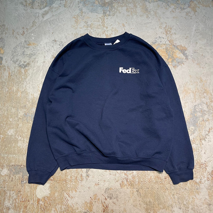 #2074 古着 GILDAN/ギルダン /Crewneck Sweat/クルーネックスウェット/企業系/FedEx/サイズXL