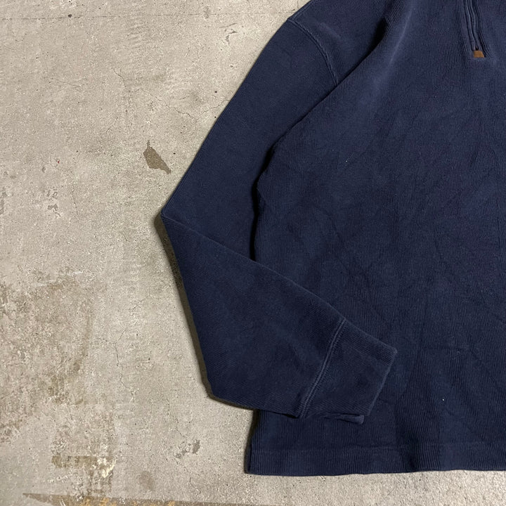 #3888 古着 POLO by Ralph Lauren/ポロバイラルフローレン/Cotton Knit Half Zip Sweaterコットンニットハーフジップセーター/ サイズM