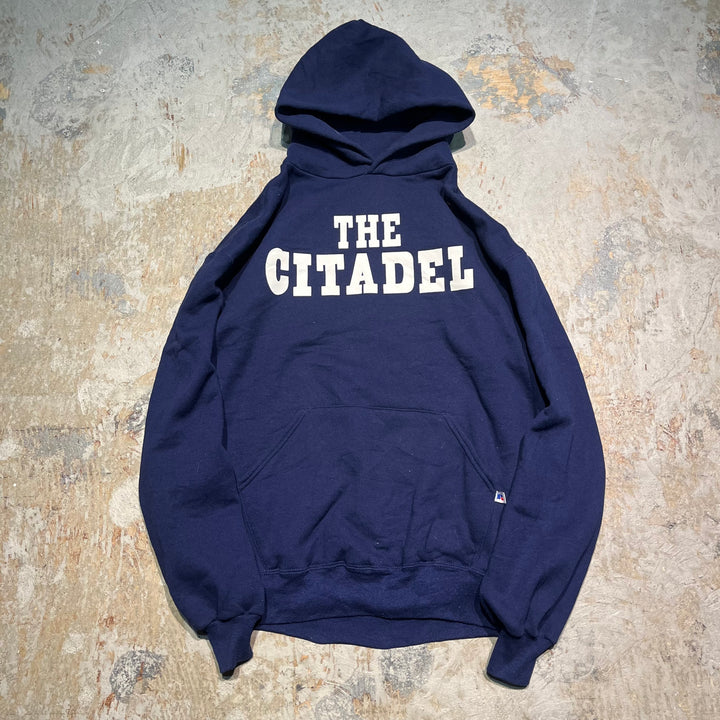 #3835 古着 RUSSELL ATHLETIC/ラッセルアスレチック /Pull Orver Hoody / プルオーバーパーカー /THE CITADEL/MADE IN U.S.A/サイズXL