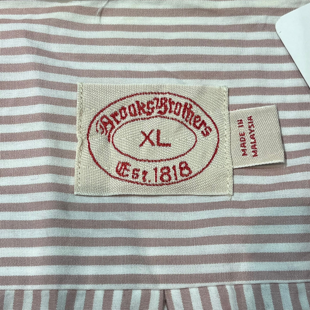 古着 Brooks Brothers/ブルックスブラザーズ/ボタンダウン長袖シャツ/ ストライプ柄/ サイズXL