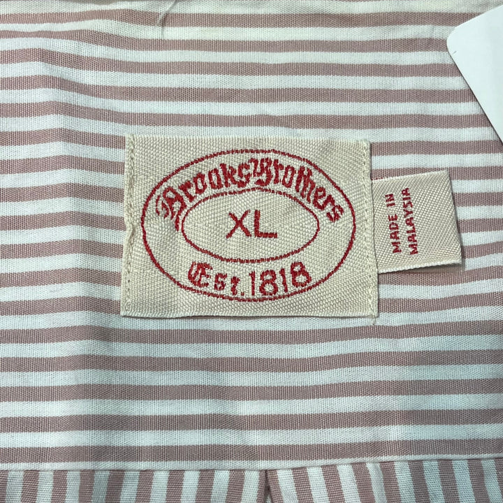 古着 Brooks Brothers/ブルックスブラザーズ/ボタンダウン長袖シャツ/ ストライプ柄/ サイズXL