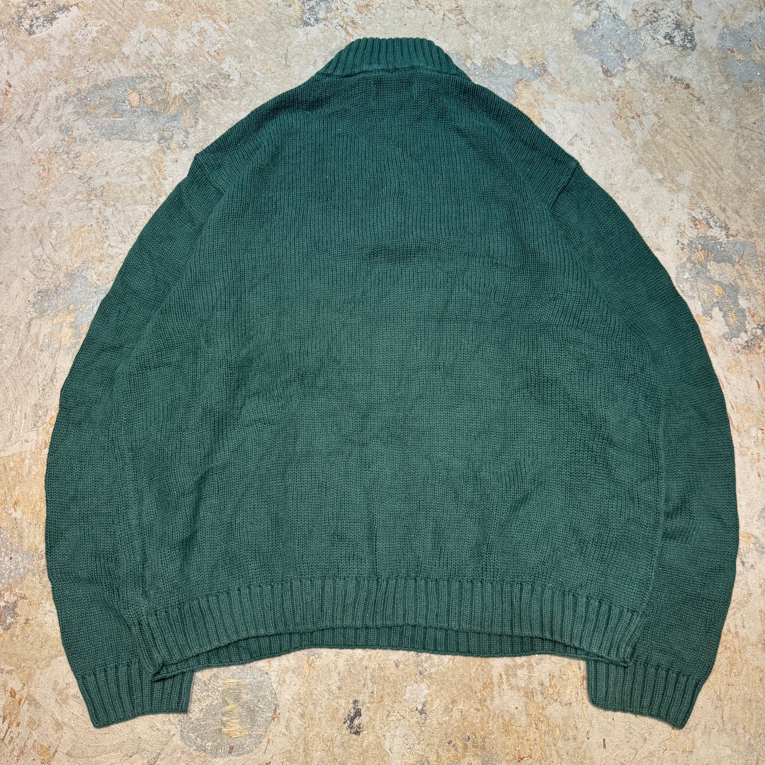 古着 CHAPS/ チャップス/ ハーフジップニットセーター/ サイズXL