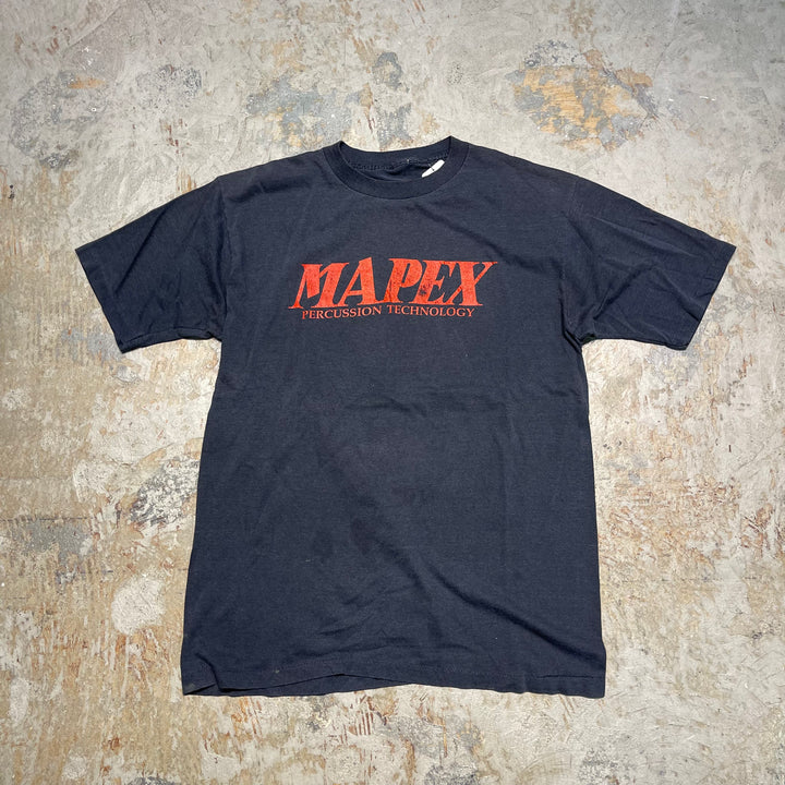 古着 MAPEX/メイペックス/ドラムメーカー/企業系/ヴィンテージ シングルステッチ Tシャツ/サイズXL相当