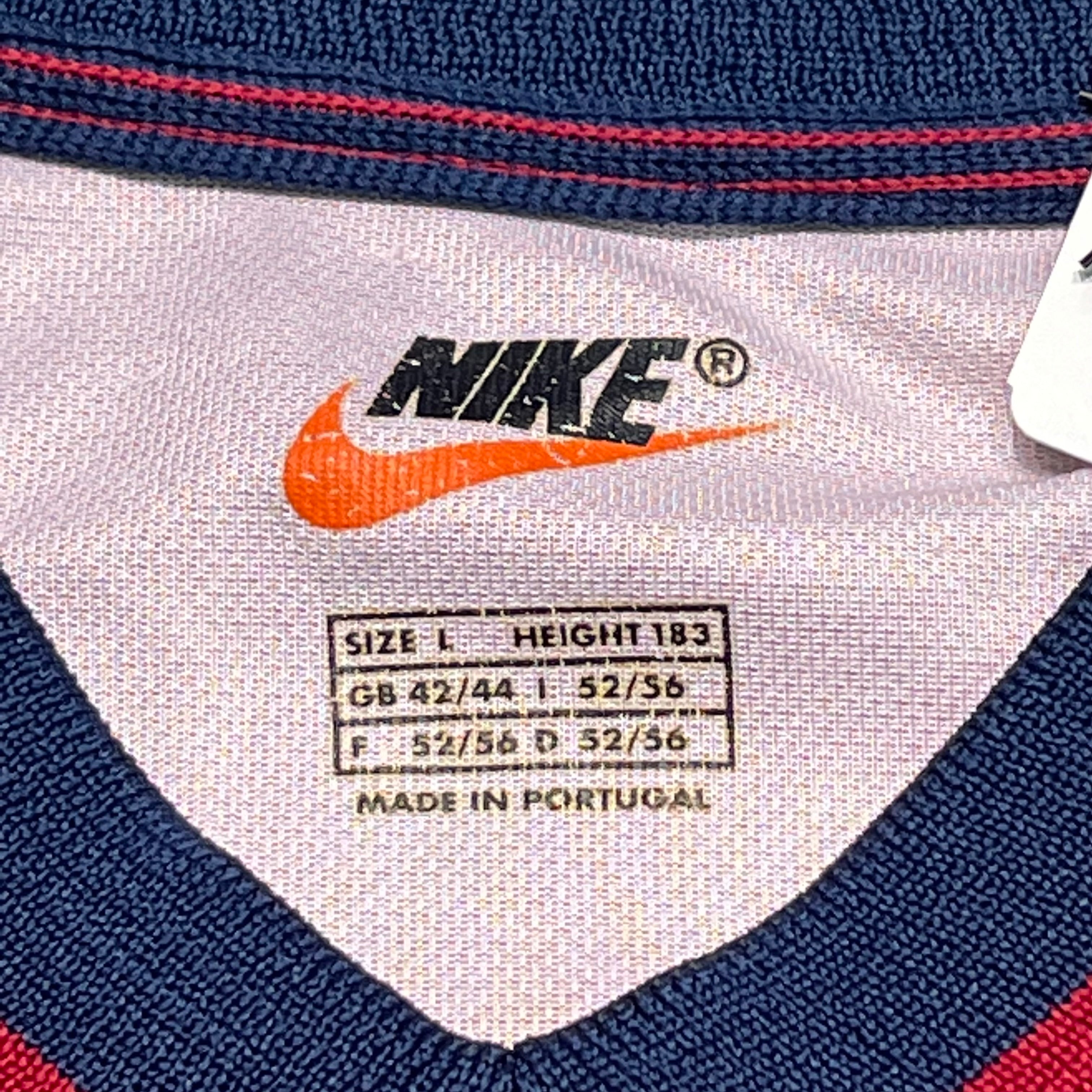 4444 古着 FCB/FCバルセロナ/NIKE/ナイキ/Football／フットボール/バルセロナ/サイズL – 古着屋 MUJIN