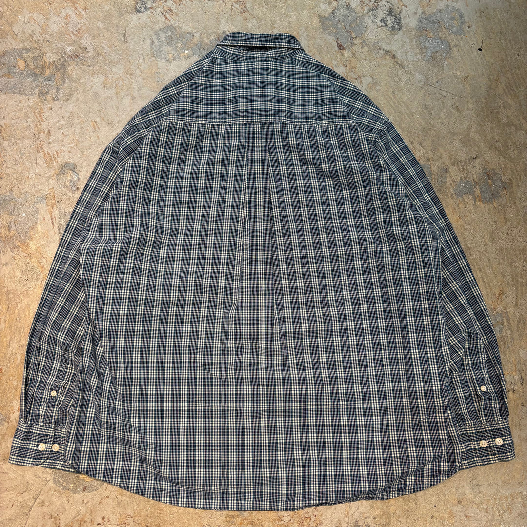古着 TIMBERLAND/ ティンバーランド/  ボタンダウン長袖シャツ/ チェック柄/ サイズXL