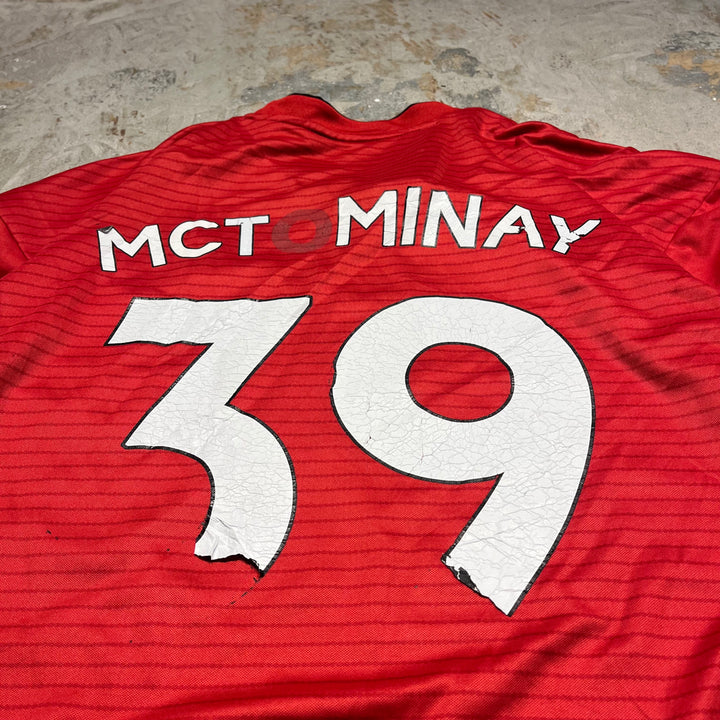 #4252/MANCHESTER UNITED/マンチェスター ユナイテッド/adidas/アディダス/Football／フットボール Tee/オールド・トラッフォード/MCTOMINAY/サイズXL