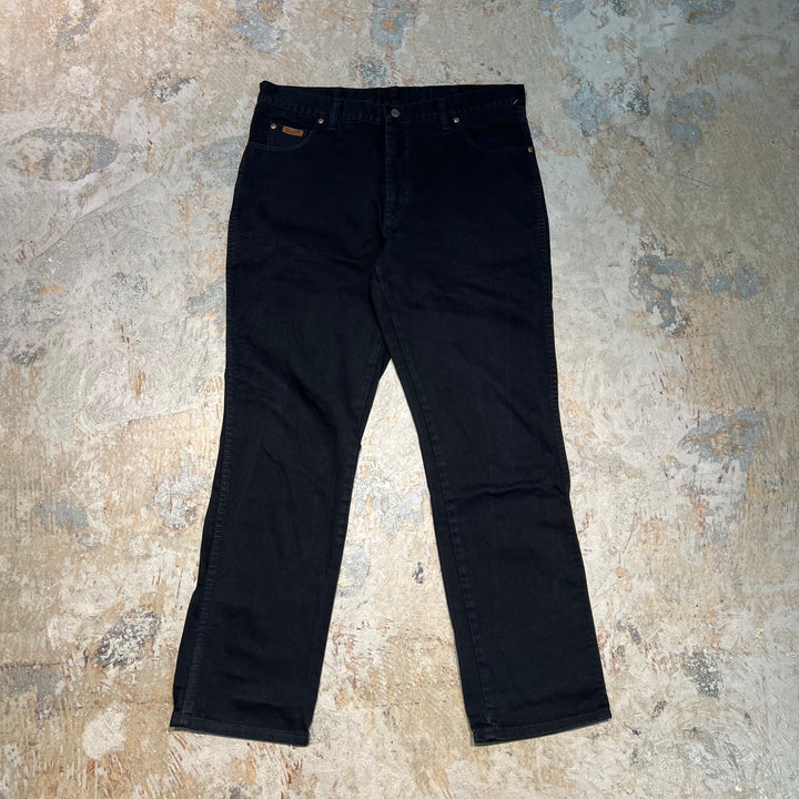 #4749 古着 Wrangler/ラングラー/Black Denim Pants/ブラックデニムパンツ/サイズ38×32