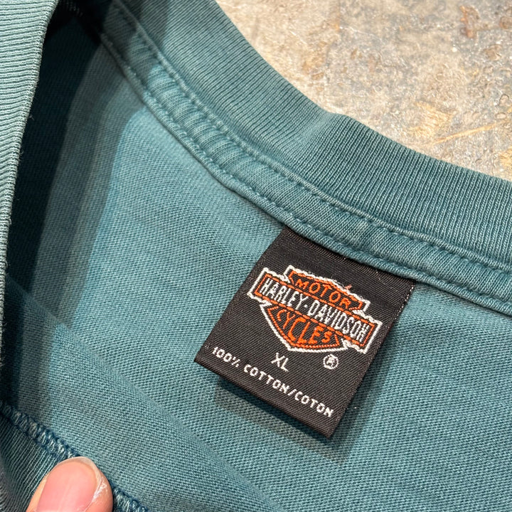 Used clothing Made in USA Harley-Davidson/Harley-Davidson/Printed T-shirt/Size XL