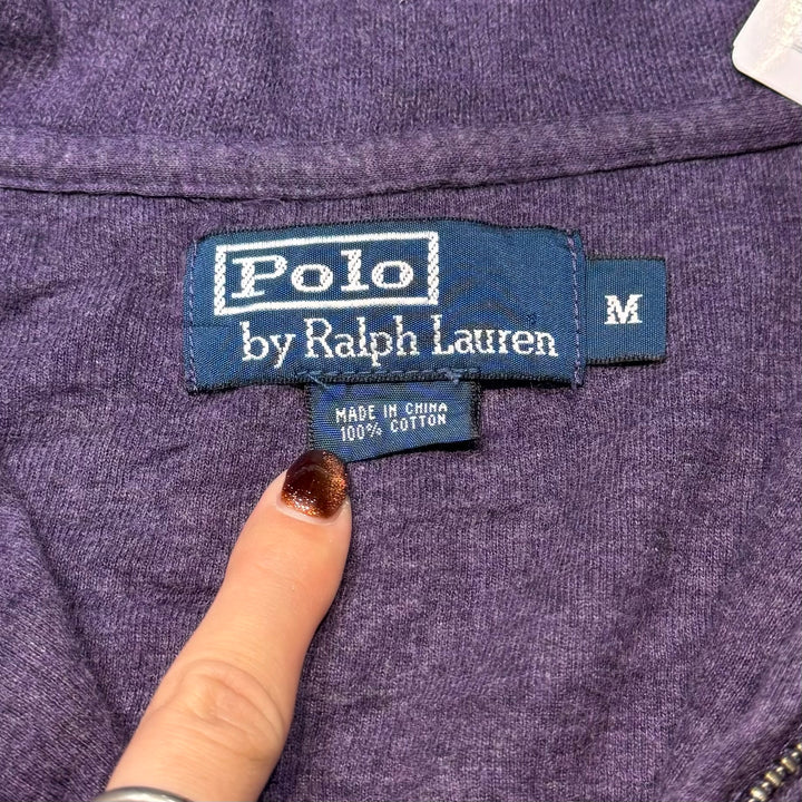 古着 POLO by Ralph Lauren/ポロラルフローレン/ハーフジップニットセーター/サイズM