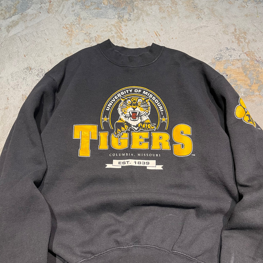 #3797 古着 GALT CREW/Crew Neck Sweat Shirts/クルースウェット/UNIVERSITY OF MISSOURI TIGERS/MADE IN U.S.A/サイズXL