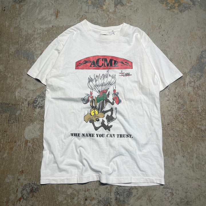 #4600 古着  ACME CLOTHING/アクメクロージング/short sleeve print t-shirt Tee/半袖プリントTシャツ/シングルステッチ/USA製/サイズL