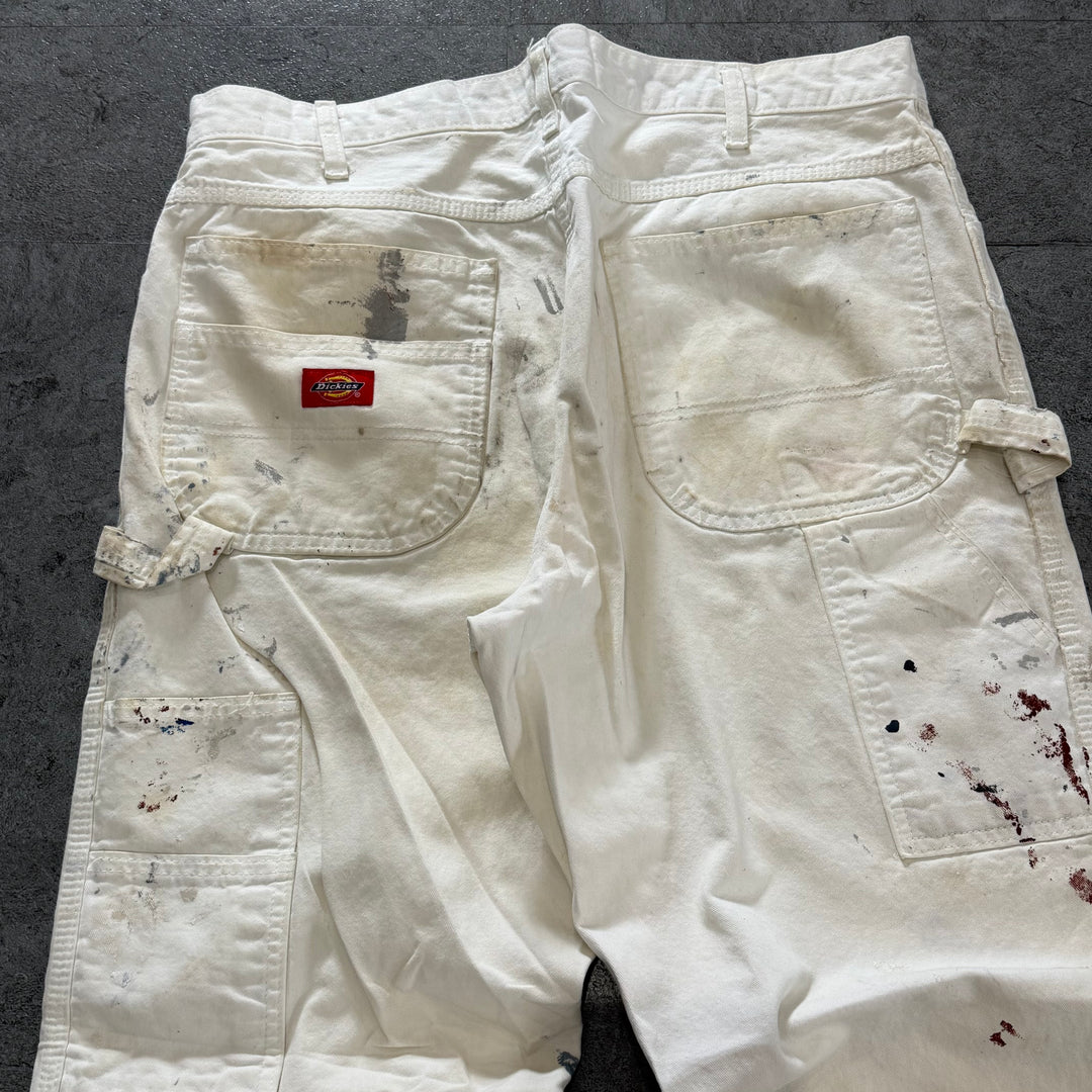 古着 Dickies ディッキーズ ペインターパンツ  実寸サイズ34×30