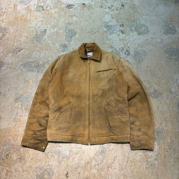 古着 80's〜90's carhartt/ カーハート/ デトロイトジャケット/ ダック地/ 裏地ブランケット/ チェック/ サイズM~L相当