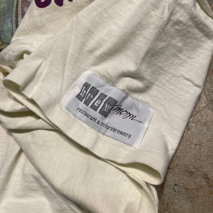#4495 古着 90's Vintage/short sleeve print t-shirt Tee/半袖プリントTシャツ/企業系/MADE IN USA/サイズL