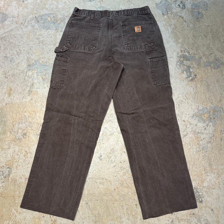古着 Carhartt/カーハート/ダック地ペインターパンツ/実寸サイズ30×30