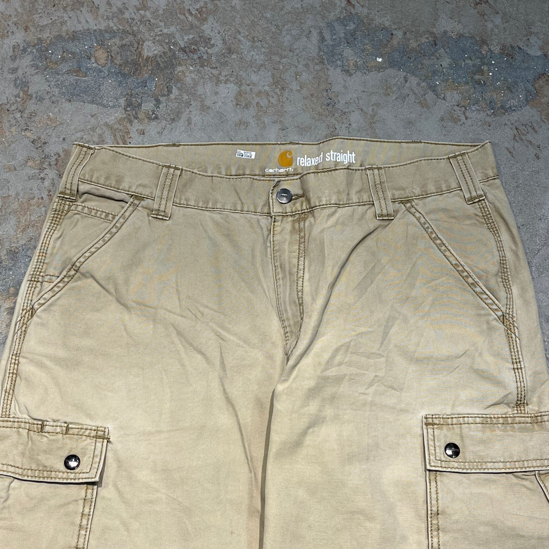 #4508 古着 Carhartt/カーハート/ Duck Painter Pants/ダック地 ペインターパンツ /100272 253/サイズ36×32