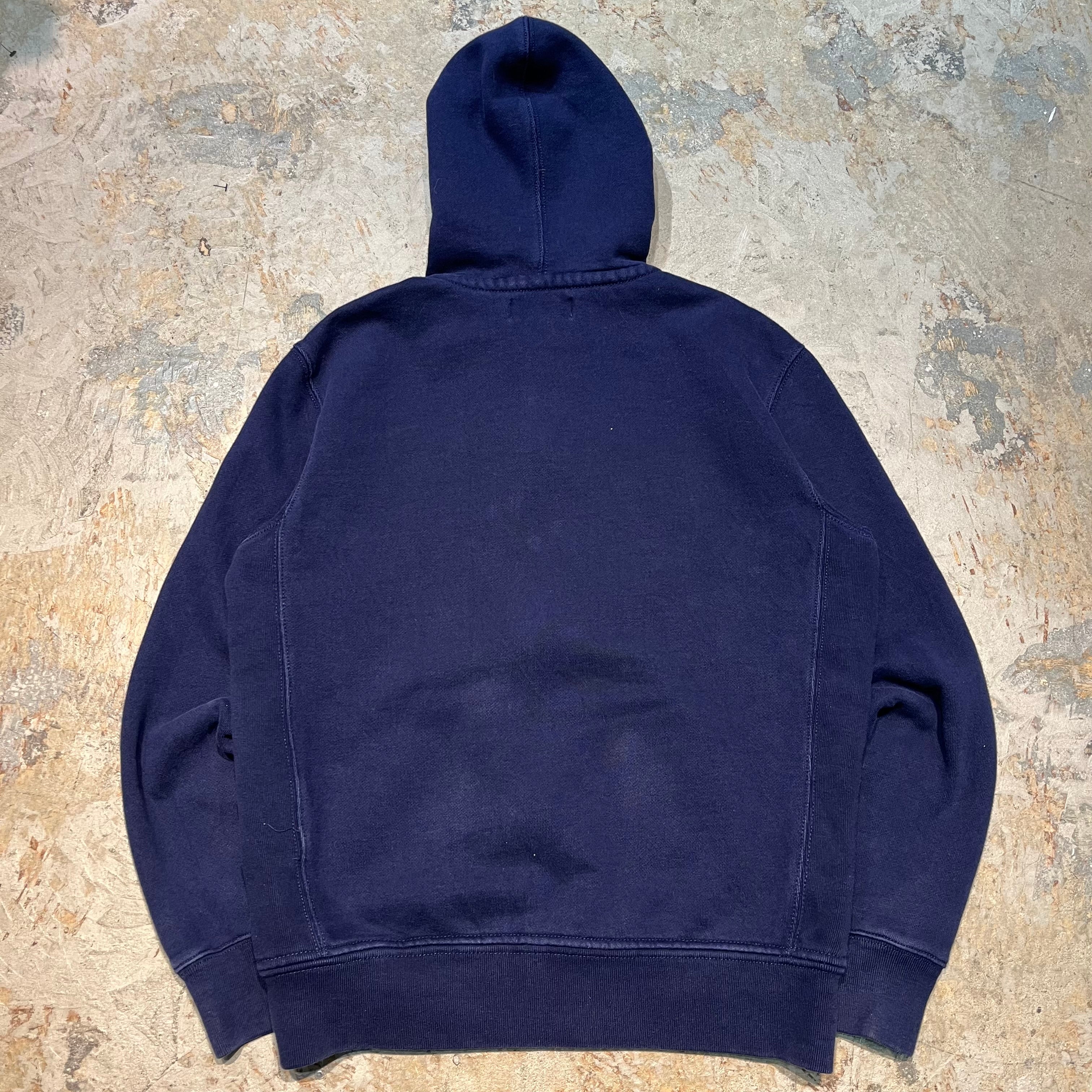 90s 00s Ralph Lauren ダブルフェイス　ジップパーカー 90s ラルフローレン ダブルフェイス リバースウィーブ型 肉厚 ジップ