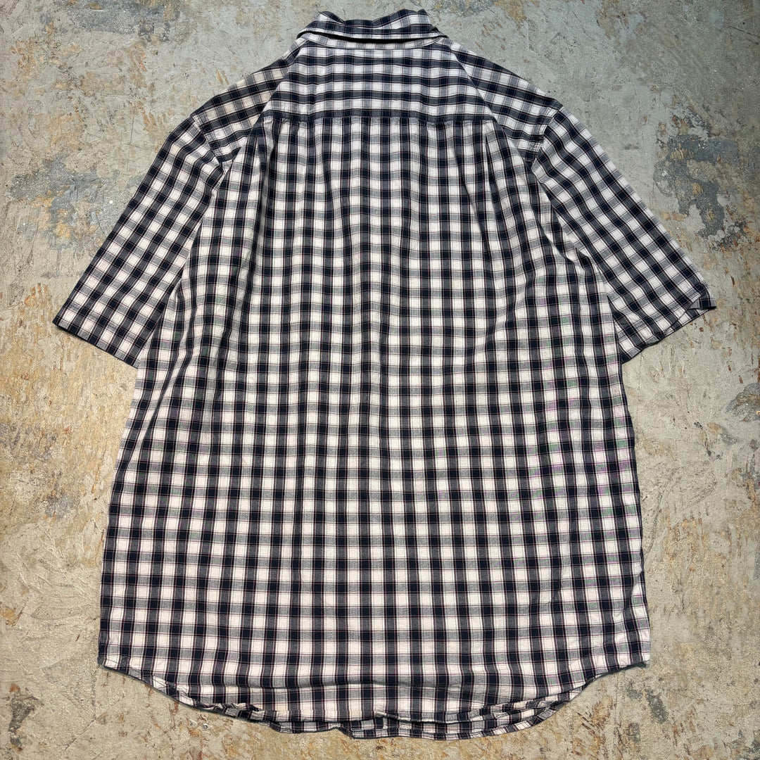 古着 carhartt/ カーハート/ ボタンダウン半袖シャツ/ チェック柄/ サイズM