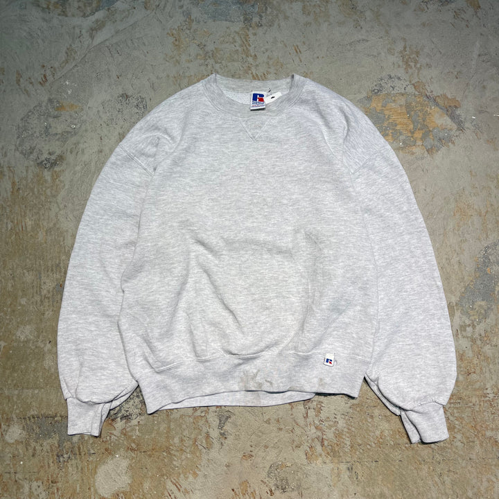 #3515 古着/Russell/ラッセル/Crewneck sweat/クルーネックスウェット/無地/MADE IN U.S.A/サイズL