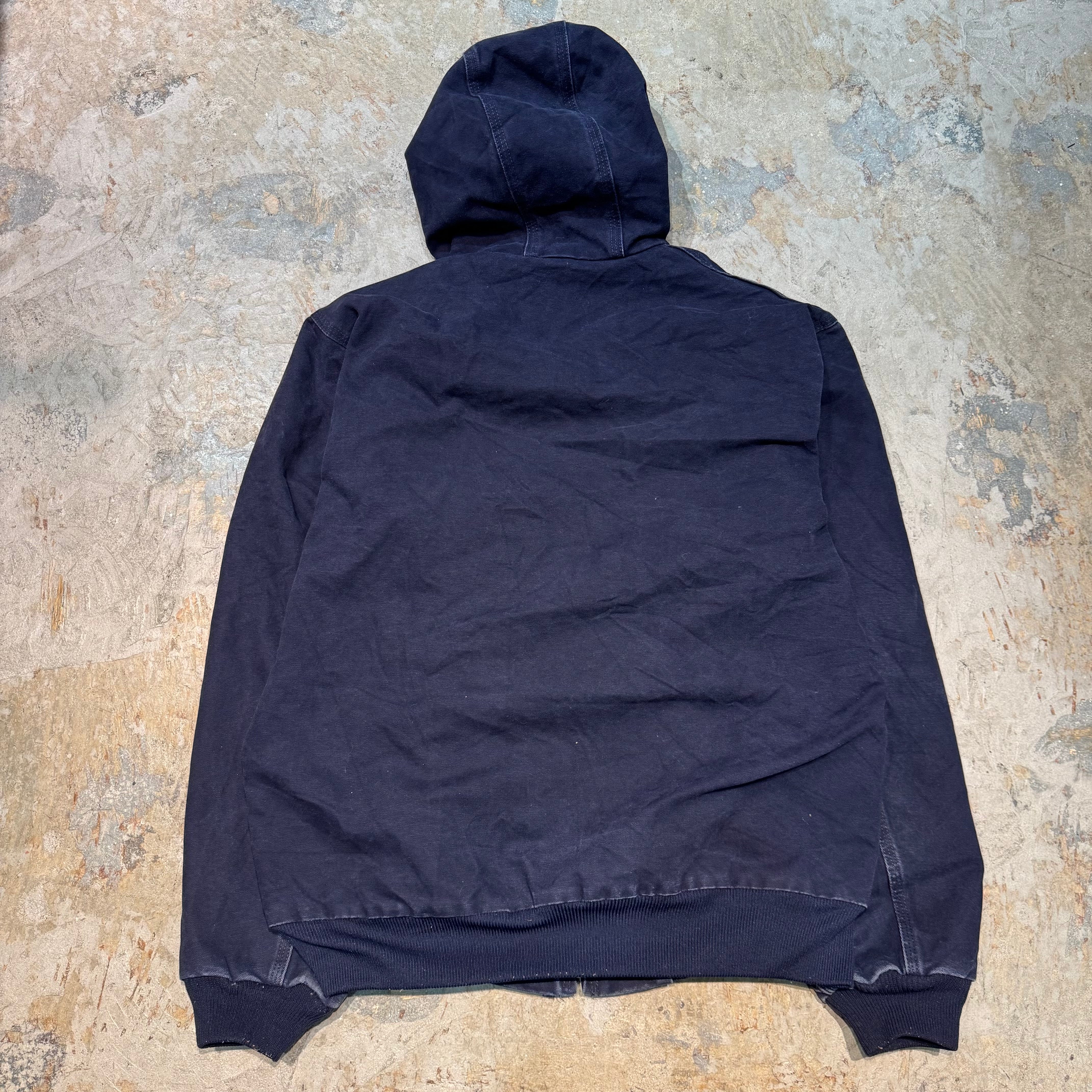 【カーハート】アクティブジャケット　ダック地　裏サーマル　黒　XL 人気　i カーハート】アクティブジャケット ダック地 裏サーマル 黒 XL 人気 i