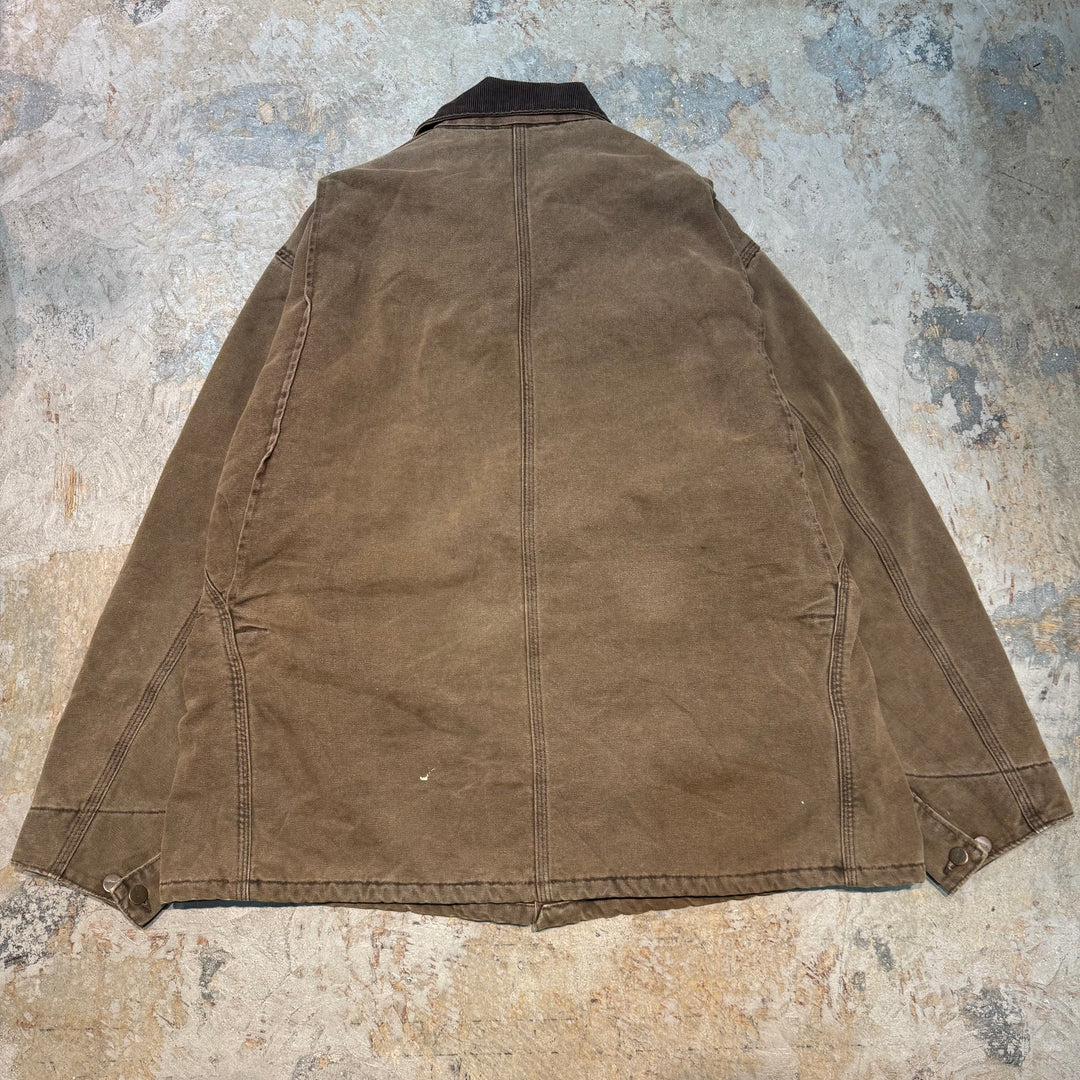古着 USA製 00's carhartt/ カーハート/ ミシガンチョアコート/ ダック地/ 裏地ブランケット/ サイズXL