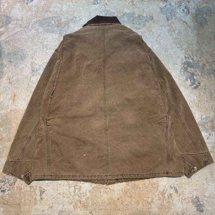古着 USA製 00's carhartt/ カーハート/ ミシガンチョアコート/ ダック地/ 裏地ブランケット/ サイズXL