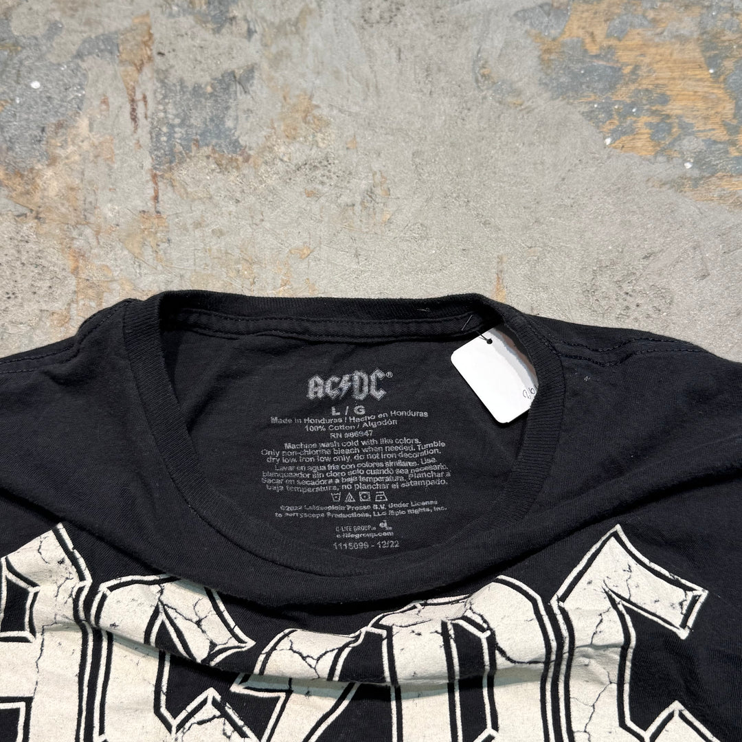 古着 AC/DC/ エーシー・ディーシー/ バンドプリントTシャツ/ サイズL
