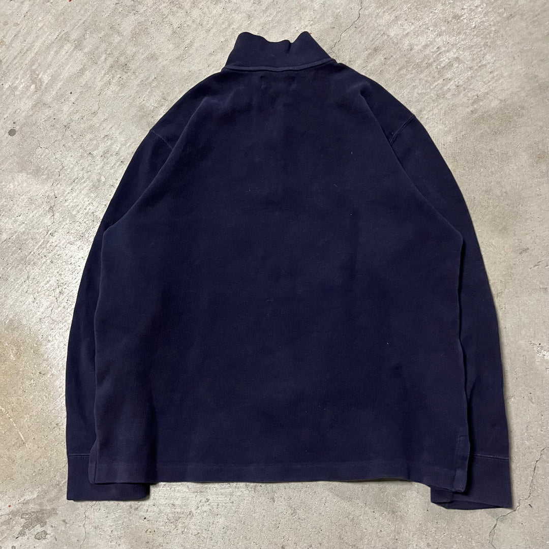 #3889 古着 POLO by Ralph Lauren/ポロバイラルフローレン/Cotton Knit Half Zip Sweaterコットンニットハーフジップセーター/ サイズM