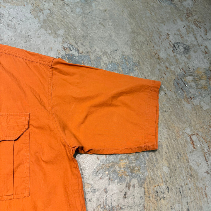 중고 의류 Columbia/ Columbia/ Button-Down Short Sleeve Shirt/ Plain/ Size XL