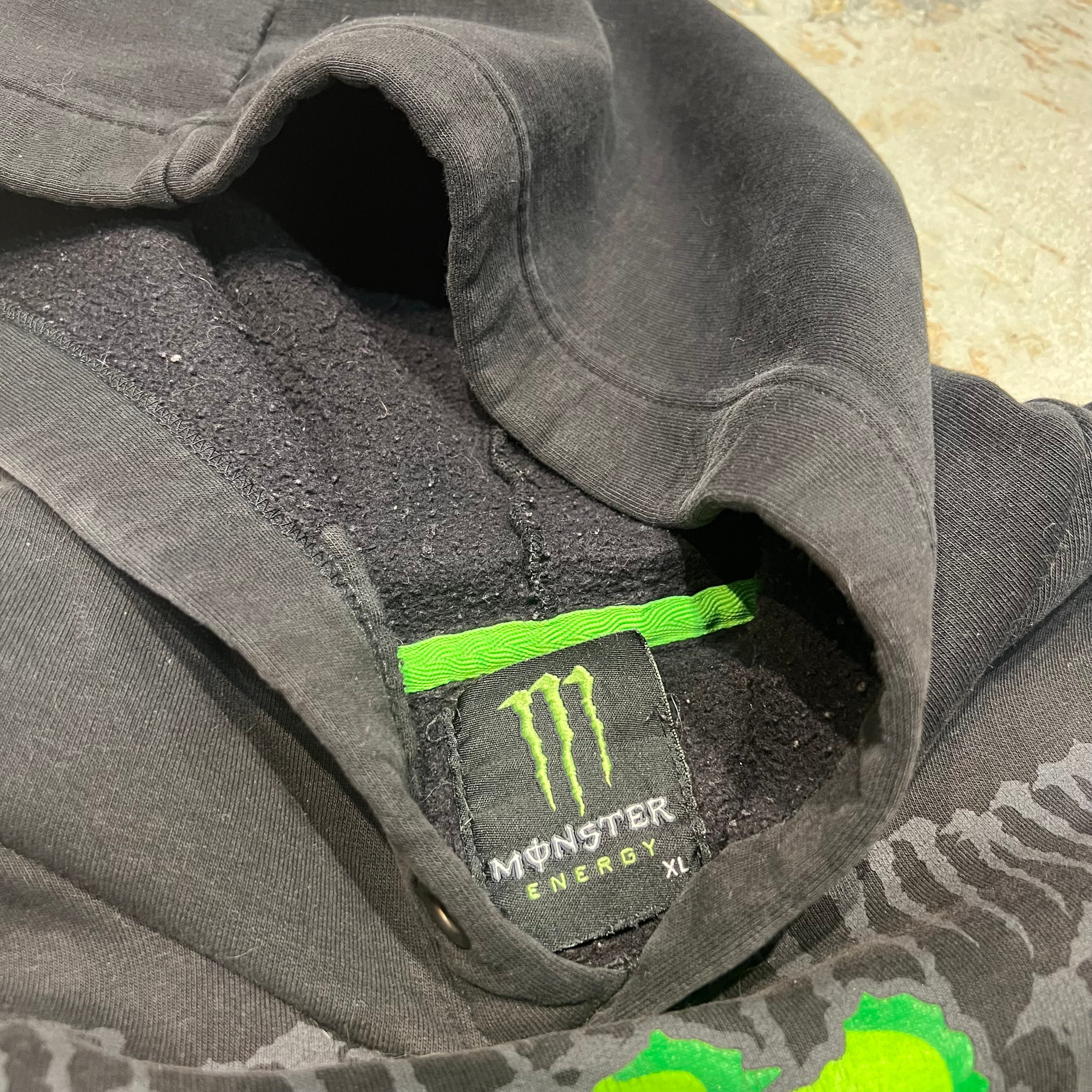 4015 古着 MONSTER ENERGY/モンスターエナジー/Pull over Parker