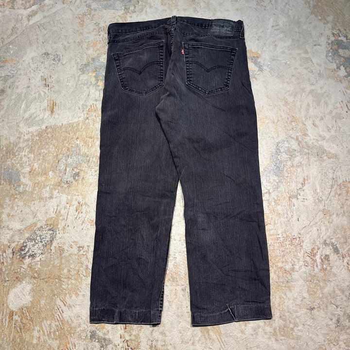 #4190 古着 Levi's/リーバイス/Black Denim Pants/ブラックデニムパンツ/黒タブ/550/サイズ31×30