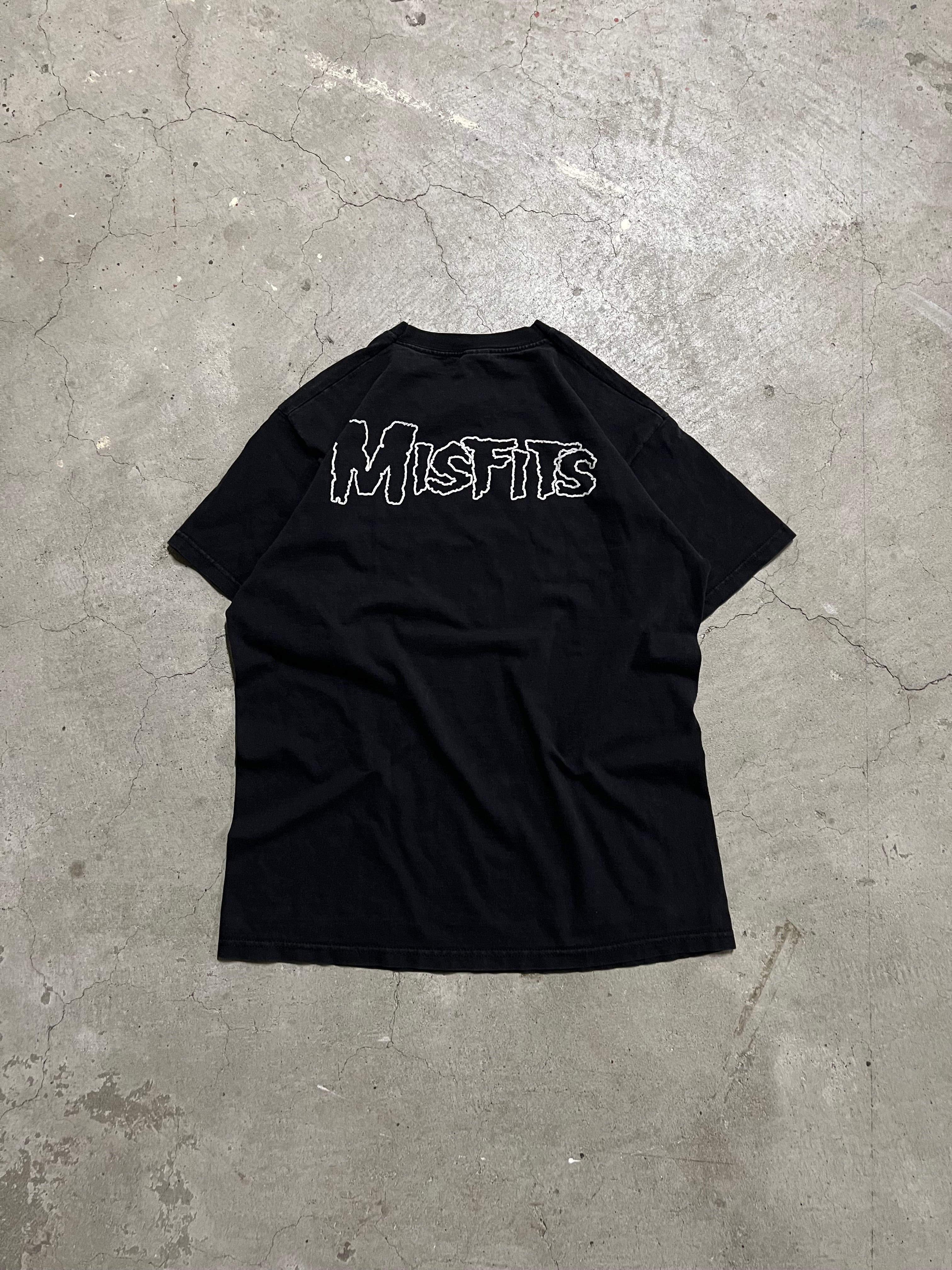 MA54 古着 フルーツオブザルーム/MISFITS/ミスフィッツ/バンドT