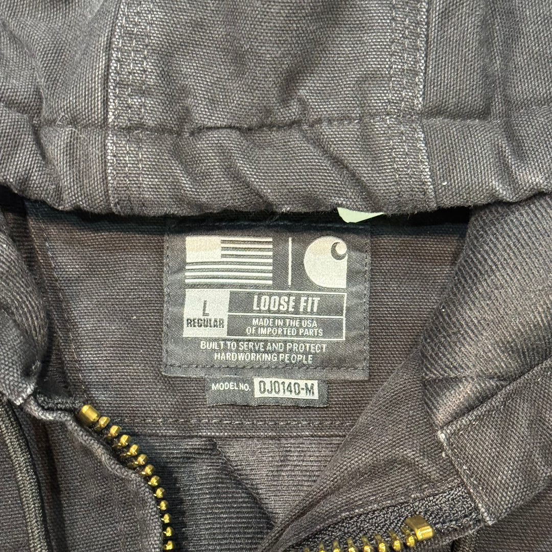 古着 USA製 Carhartt/ カーハート/ アクティブジャケット/ ダック地/ 裏地キルティング/ サイズL