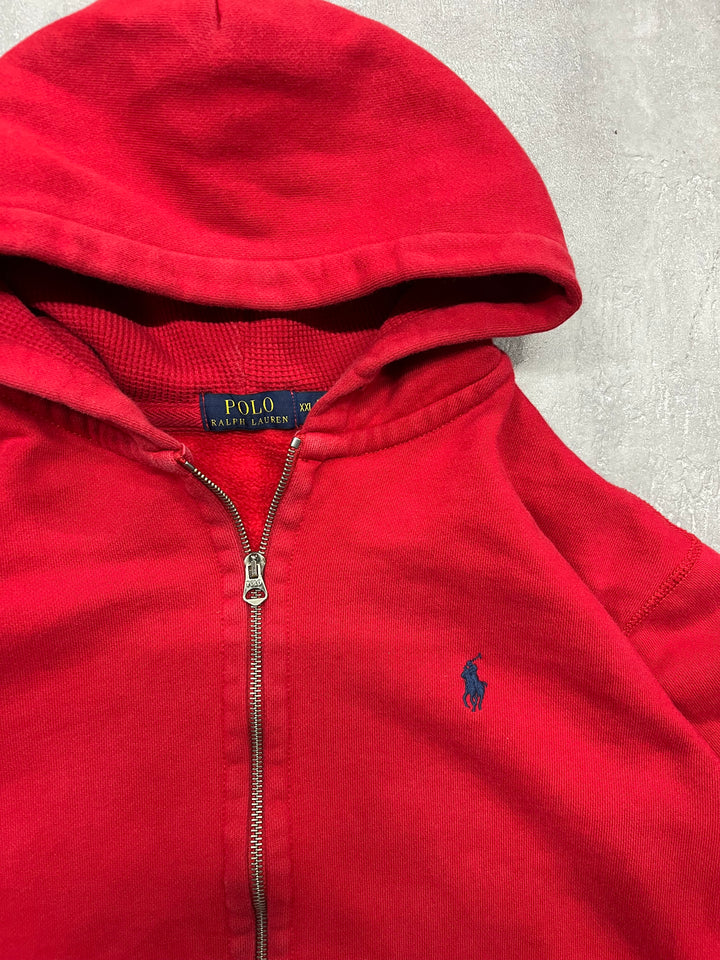 古着 POLO by Ralph Lauren/ ポロラルフローレン/ ジップアップパーカー/ サイズXXL