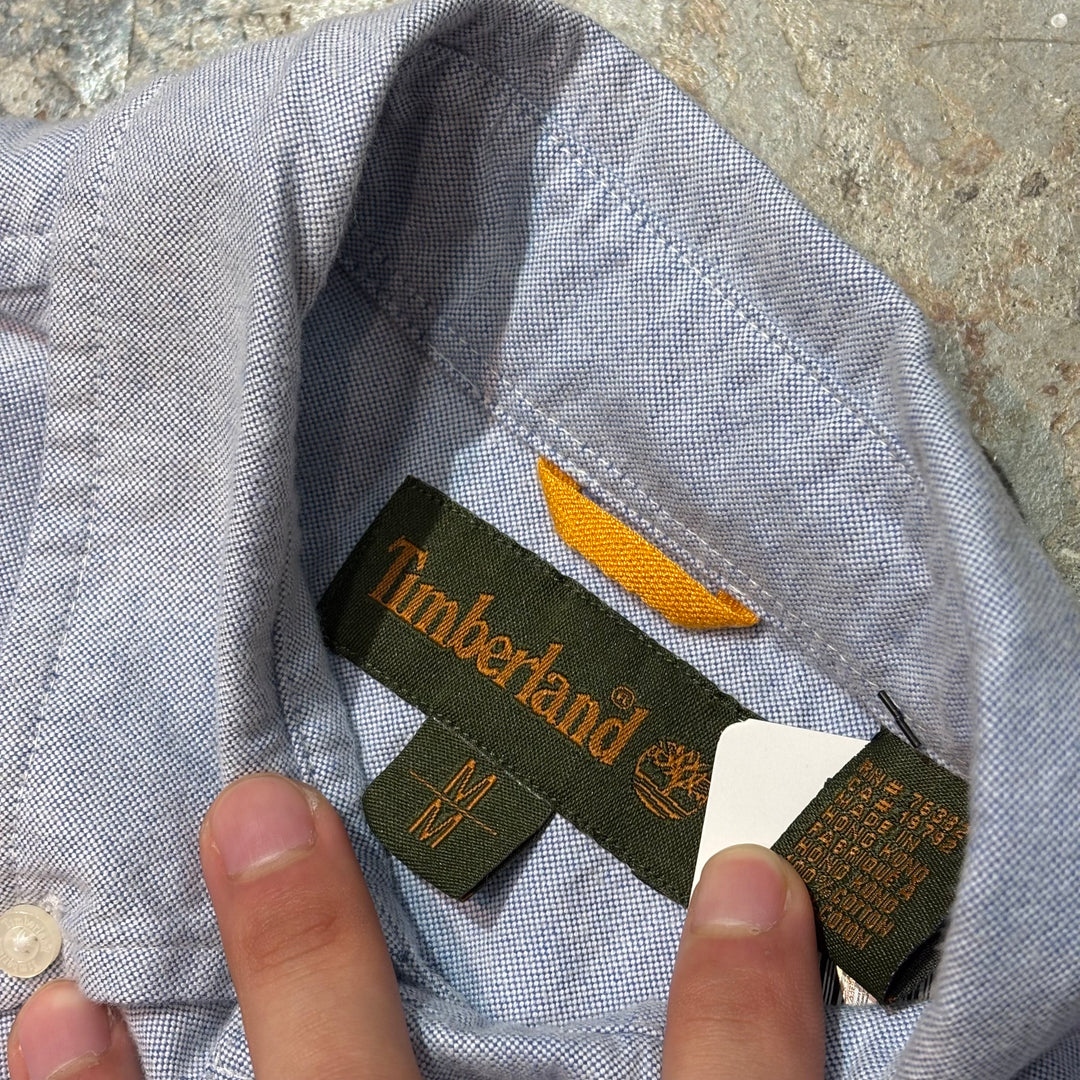 古着 TIMBERLAND/ ティンバーランド/ ボタンダウン長袖シャツ/ 無地/ サイズM