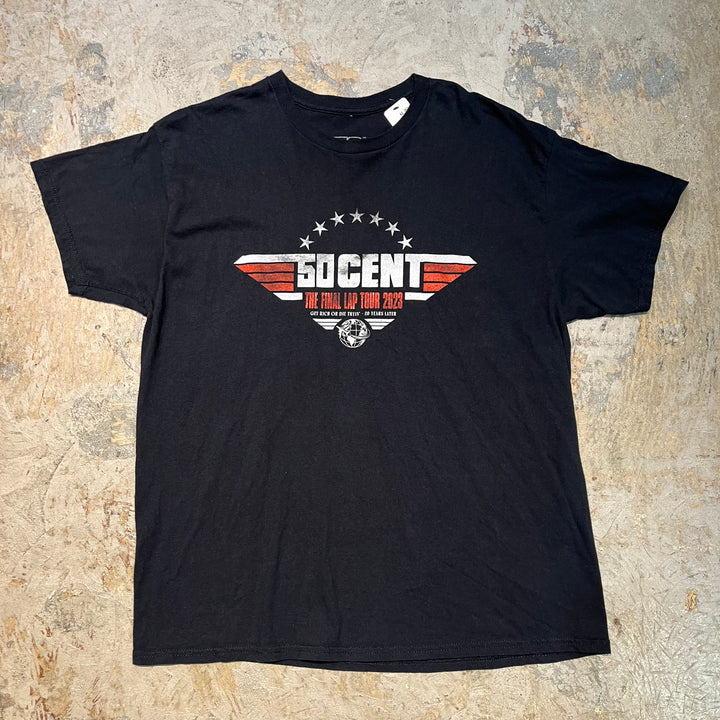 Used clothing 50CENT/Tour T-shirt/Artist T-shirt/Print T-shirt/Size XL