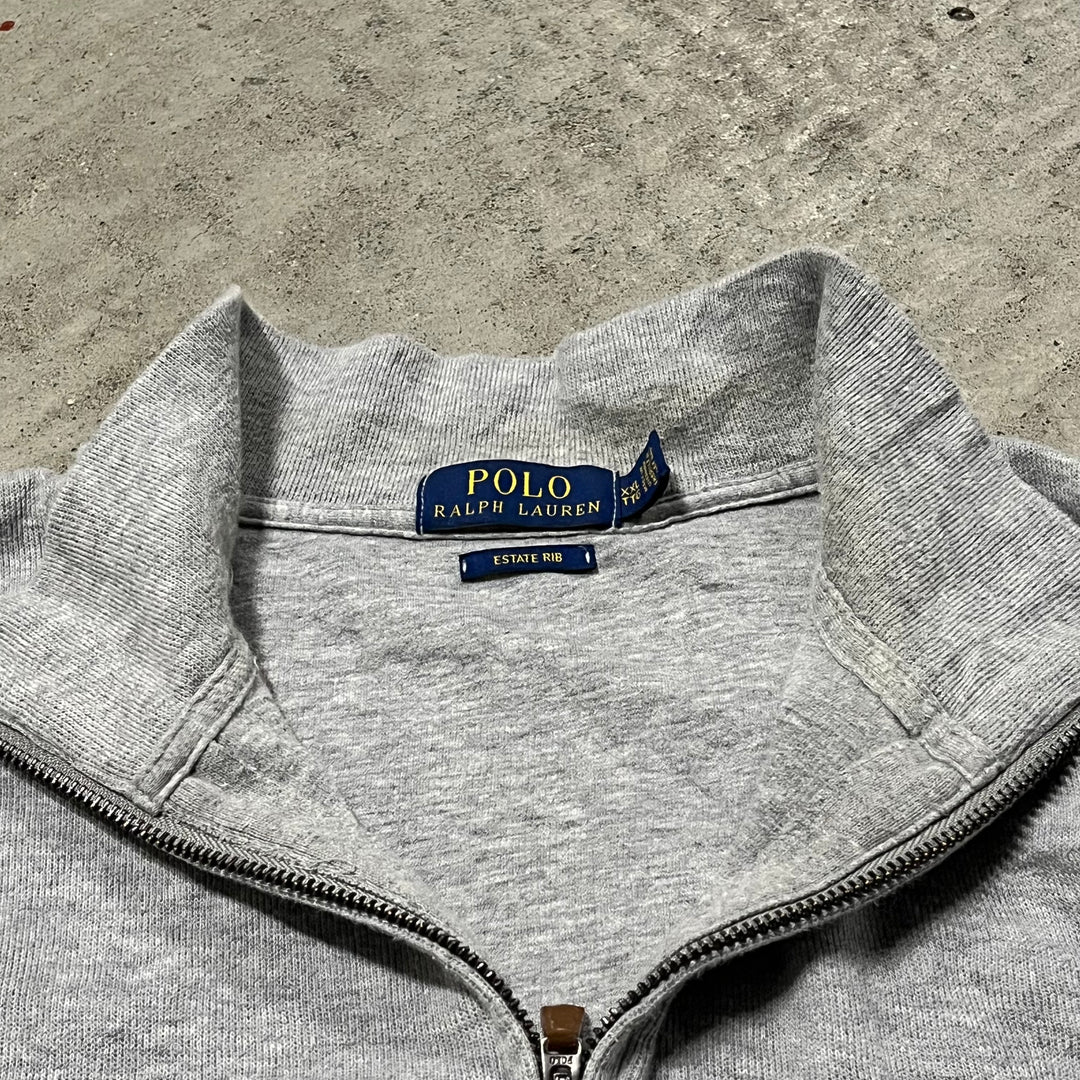 #3883 古着 POLO by Ralph Lauren/ポロバイラルフローレン/Cotton Knit Half Zip Sweaterコットンニットハーフジップセーター/ サイズXXL