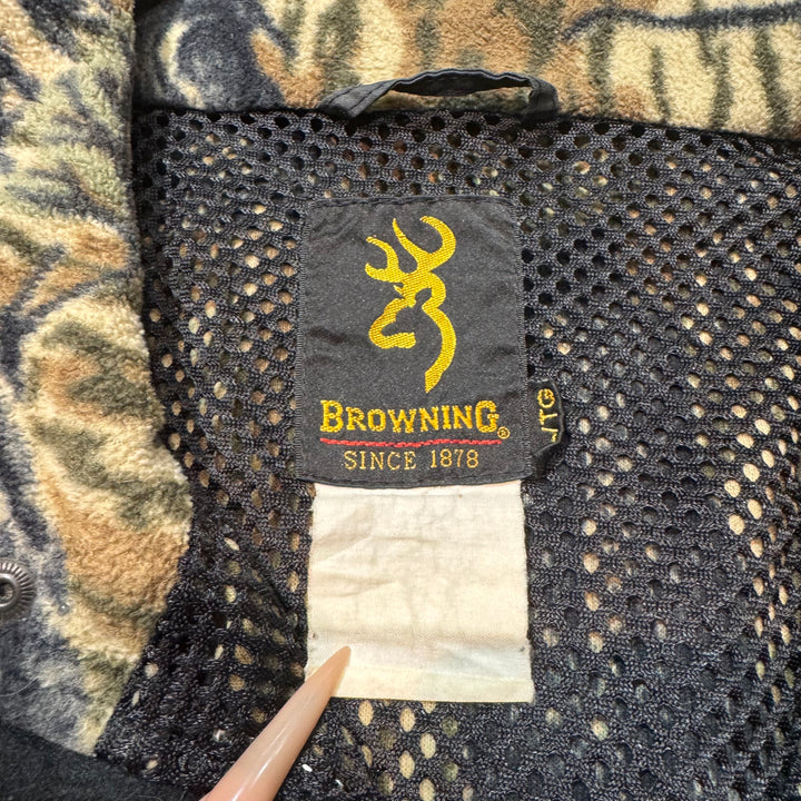 古着 BROWNING/ブローニング/カモフラージュ柄/フリースジャケット/サイズXL