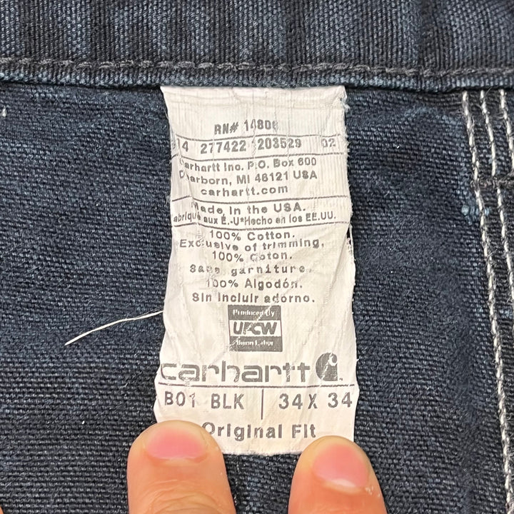美國製造的二手服裝Carhartt/ Double Knee Painter褲子/實際尺寸32 x 32